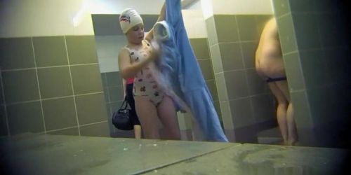 Hot Russian Shower Room Voyeur Video  44