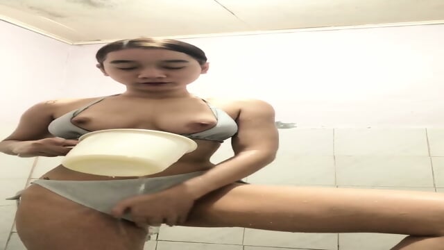 Asian Teen Shower Masturbation Webcam Solo