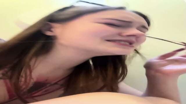 Latina Girl In Public Bathroom