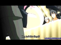 Caught and virgin hentai coed hard fucked in the public