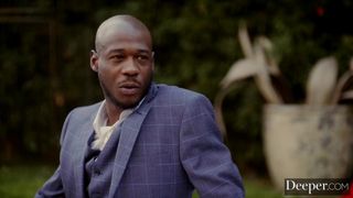 Anton Harden gets his big black cock sucked by Savannah Bond