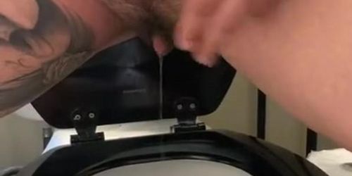 Enjoy My big clittt gushing piss!