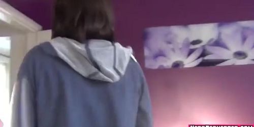 Cute brunette shows off her pussy (Cute Pussy)
