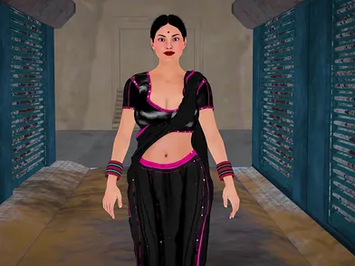 Indian Bhabhi Drilling Desi Beau in the Jungle & Creampied by Devar's Cock