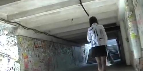 Gorgeous panty upskirt footage (Blue Sky)