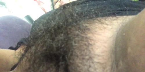 Showing off my HAIRY PUSSY (Fatpussy)