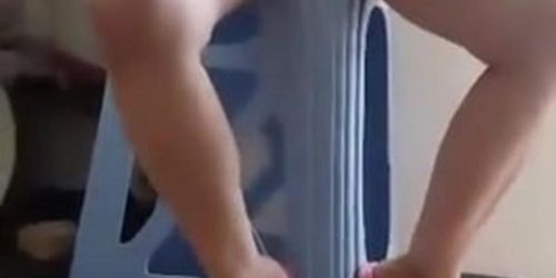 sexy wife in the kichen