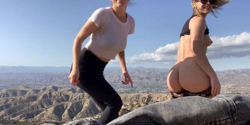 Naked Bakers flashing on the hills