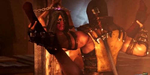 Mileena and Scorpion