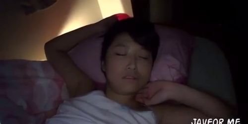 Asian slut getting fucked by her stepbrother